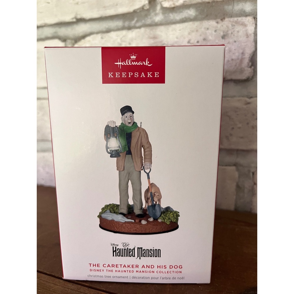 2024 Hallmark Keepsake Ornament Disney Haunted Mansion The Caretaker and His Dog